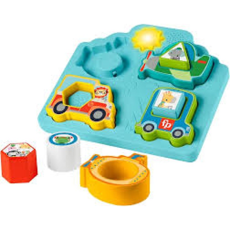 Mattel Fisher Price Shapes & Sounds Vehicle Puzle