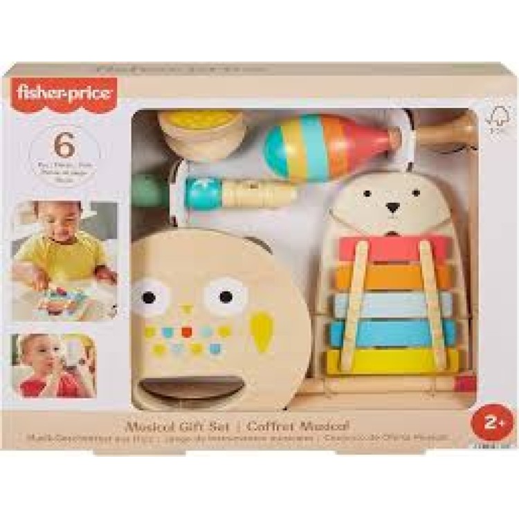 Mattel Fisher Price Wooden Musical Gift Set