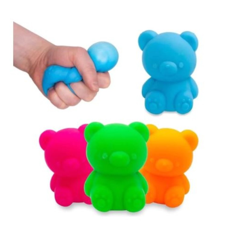 Fruity Neon Squish Bear (Assorted Colours - One Supplied)