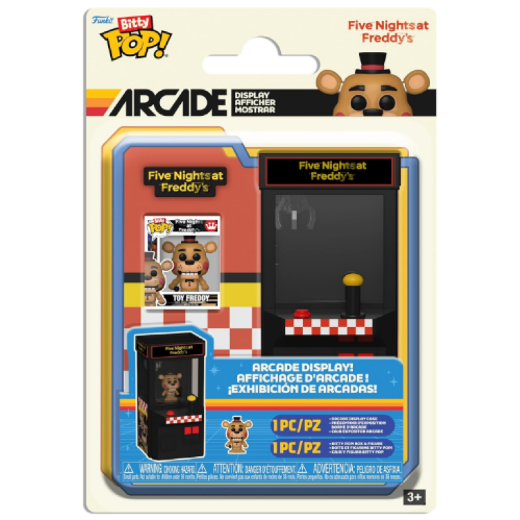 Funko Bitty Pop! Arcade Display Five Nights at Freddy's Toy Freddy