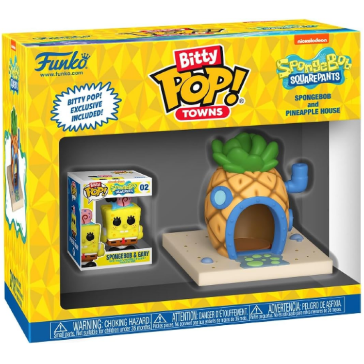 Funko Bitty Pop! Spongebob Squarepants and Pineapple House