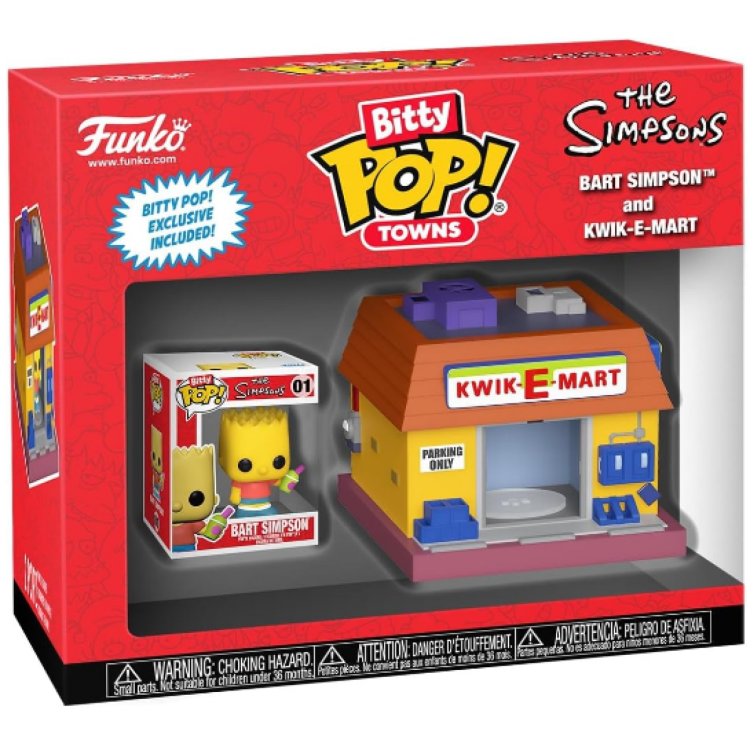 Funko Bitty Pop! The Simpsons Bart and Kwik-E-Mart