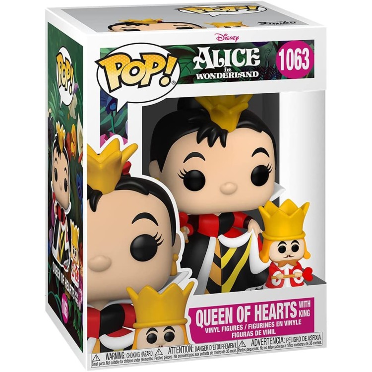 Funko Pop! Disney Alice In Wonderland 1063 Queen Of Hearts With King