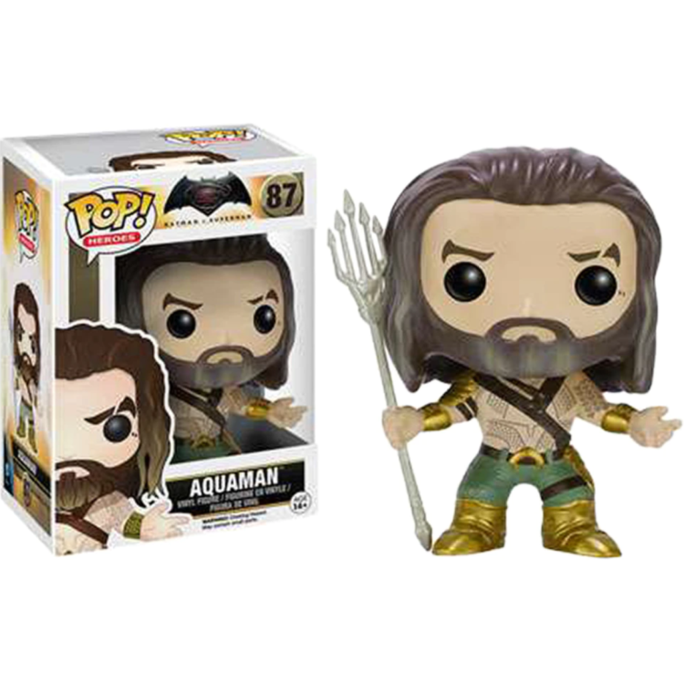 Funko Pop! DC Batman V Superman 87 Aquaman (SIGNED) Read Description