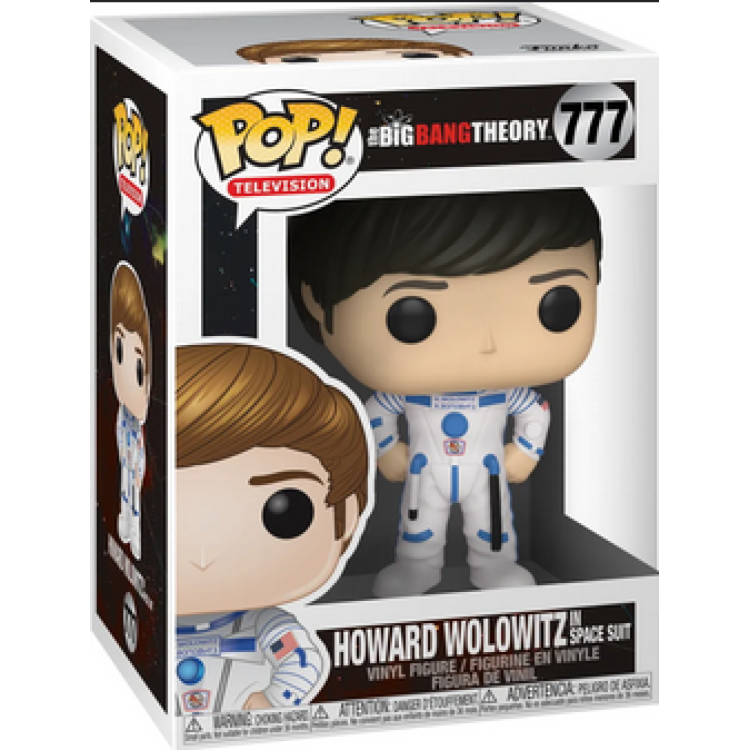 Funko Pop! Big Bang Theory 777 Howard Wolowitz In Space Suit (LARGE RIP ON BOX LID)