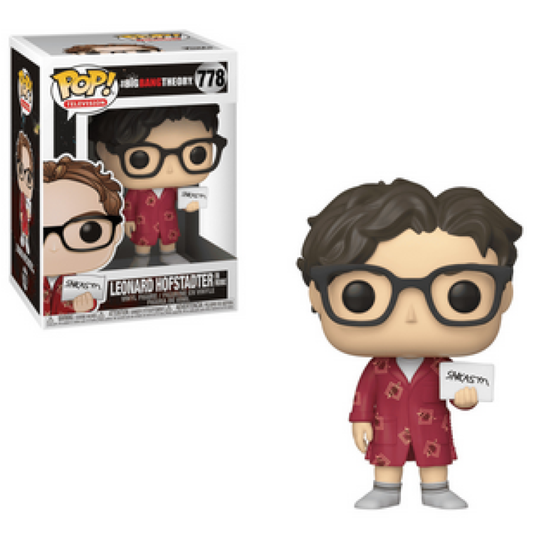 Funko Pop! Big Bang Theory 778 Leonard Hofstadter In Robe (Minor Sun Damage)