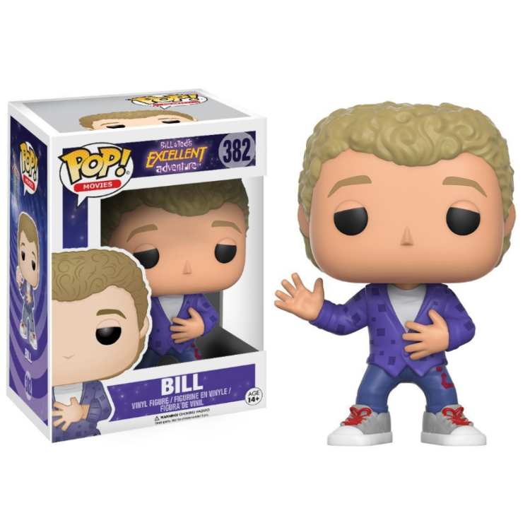Funko Pop! Bill & Ted's Excellent Adventure 382 Bill (POOR BOX CONDITION)