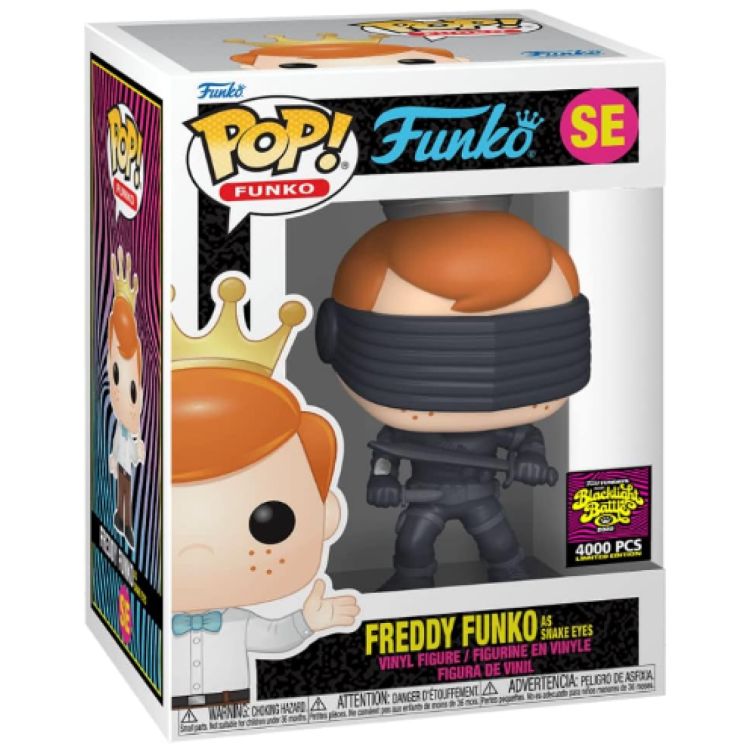 Funko Pop! Blacklight Battle 2022 SE Freddy Funko As Snake Eyes (Limited to 4000pcs)