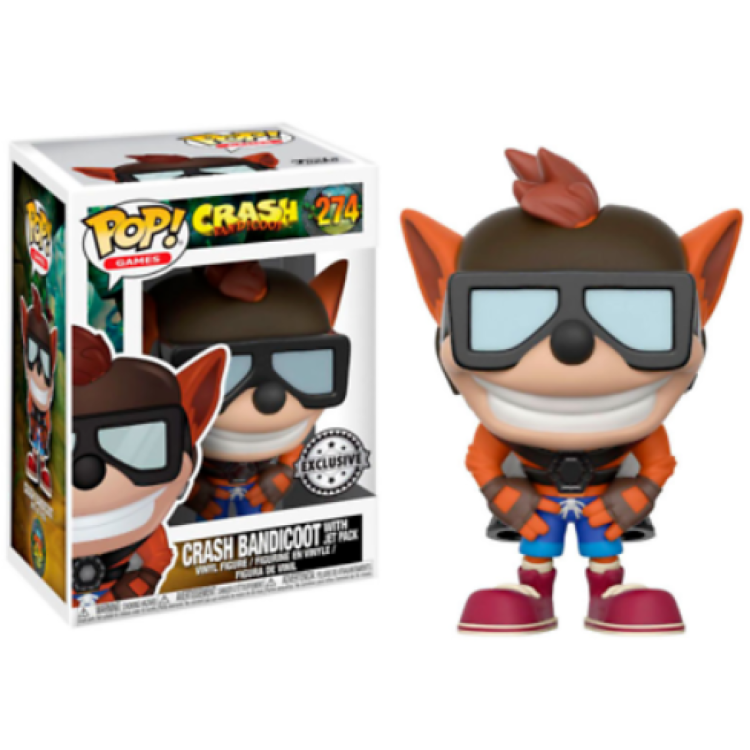 Funko Pop! Crash Bandocoot 274 Crash Bandicoot With Jet Pack