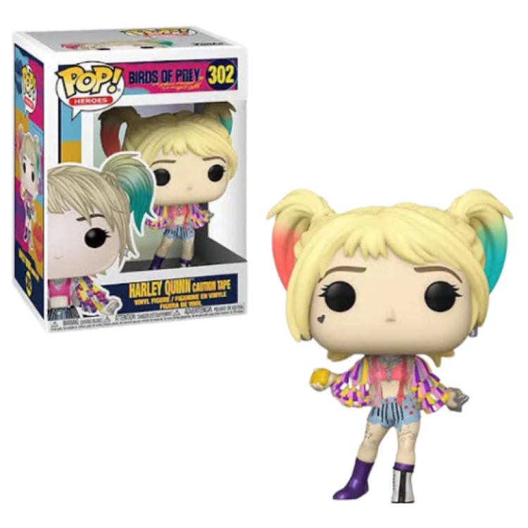Funko Pop! DC Birds Of Prey 302 Harley Quinn Caution Tape (PEN MARKS ON BOX)