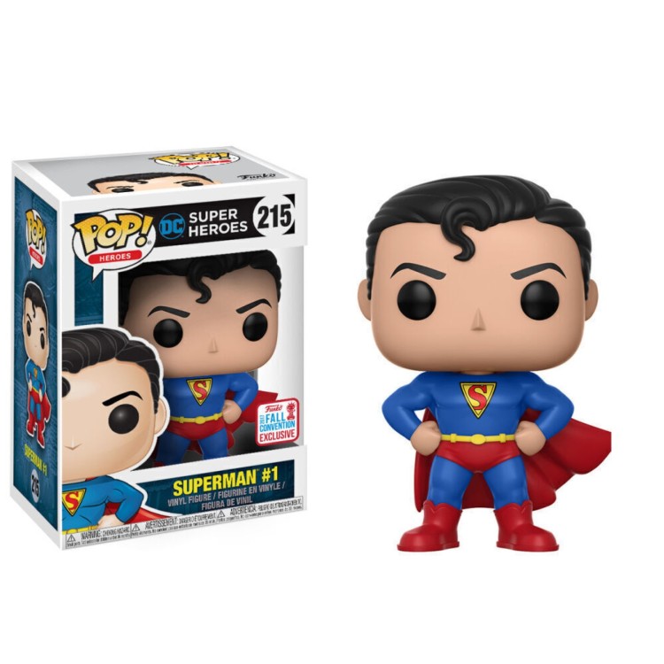 Funko Pop! DC Super Heroes 215 Superman #1 (2017 Convention Exclusive)