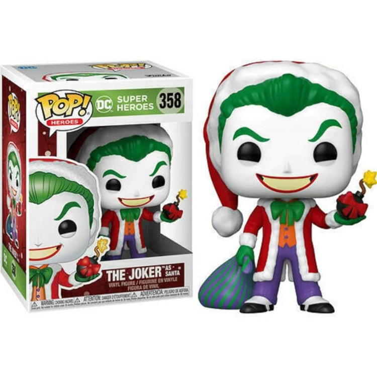 Funko Pop! DC Super Heroes 358 The Joker As Santa