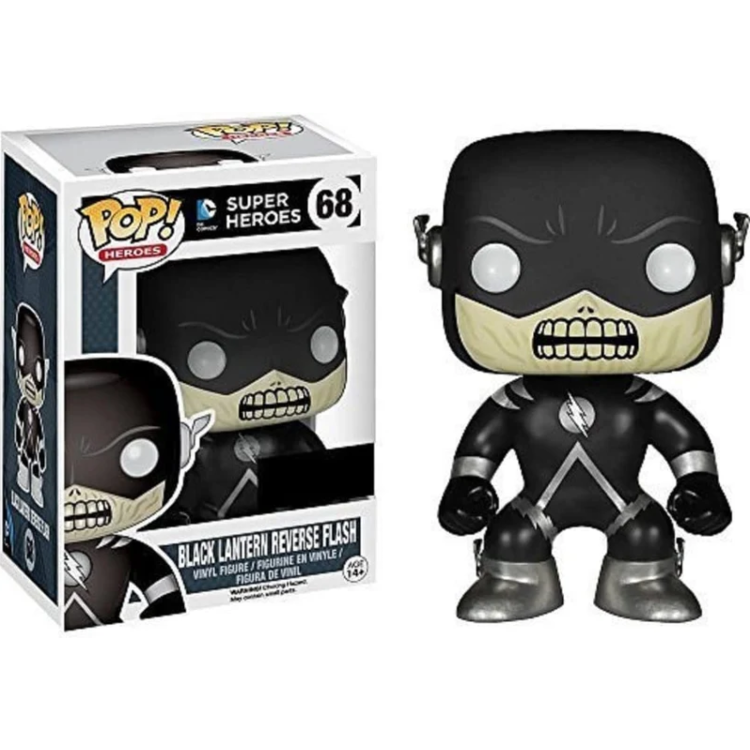 Funko Pop! DC Super Heroes 68 Black Lantern Reverse Flash MINOR BOX FLAWS