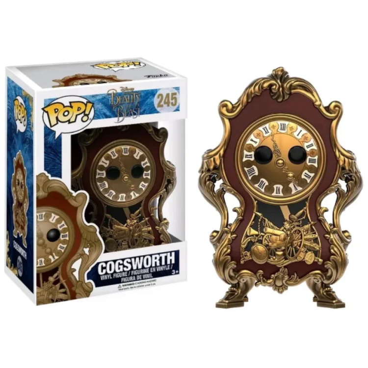 Funko Pop! Disney Beauty And The Beast 245 Cogsworth (POOR BOX CONDITION)