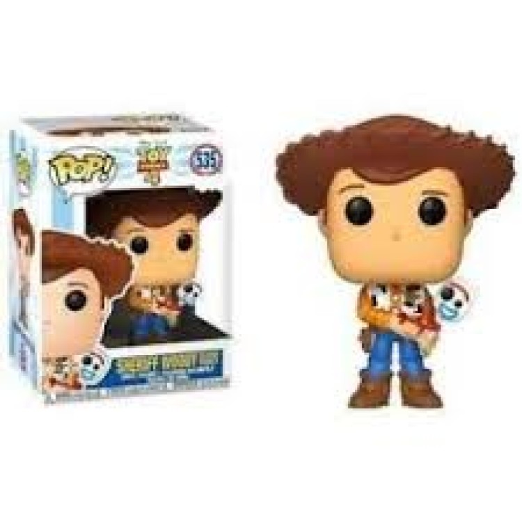 Funko Pop! Disney Toy Story 4 535 Sheriff Woody Holding Forky