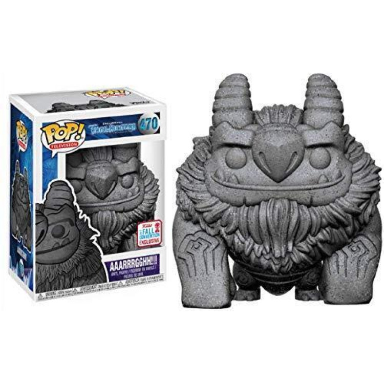 Funko Pop! Dreamworks Trollhunters 470 Stone Aaarrrgghh!!! (Convention Exclusive) BAD BOX CONDITION