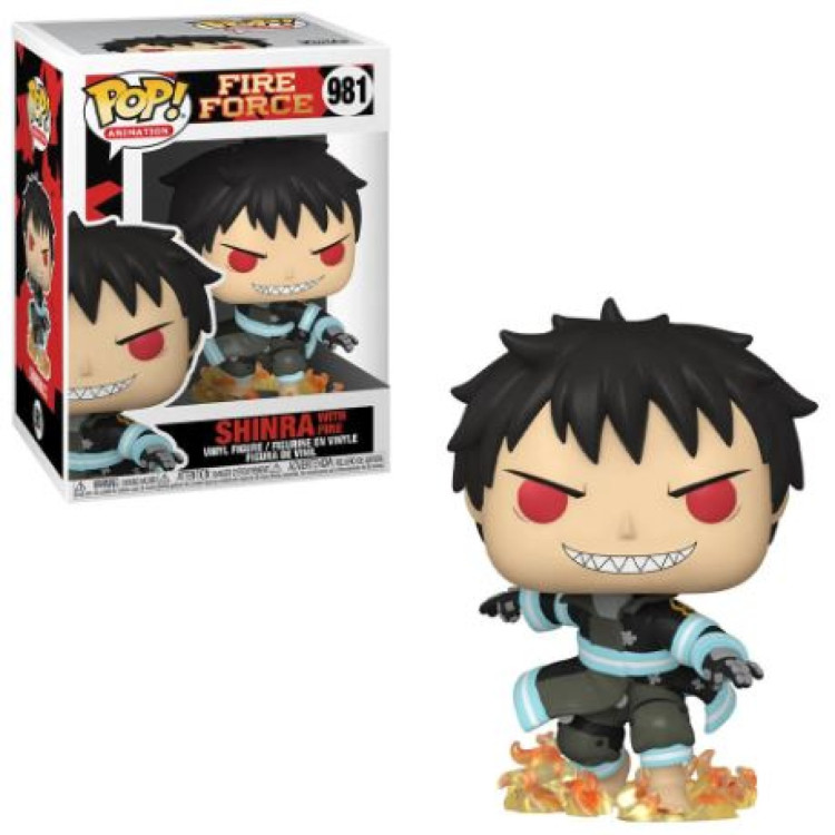 Funko Pop! Fire Force 981 Shinra With Fire