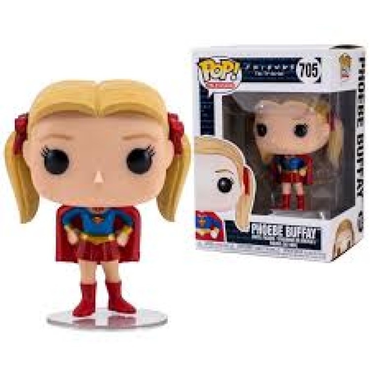 Funko Pop! Friends 705 Phoebe Buffay As Supergirl DAMAGED BOX