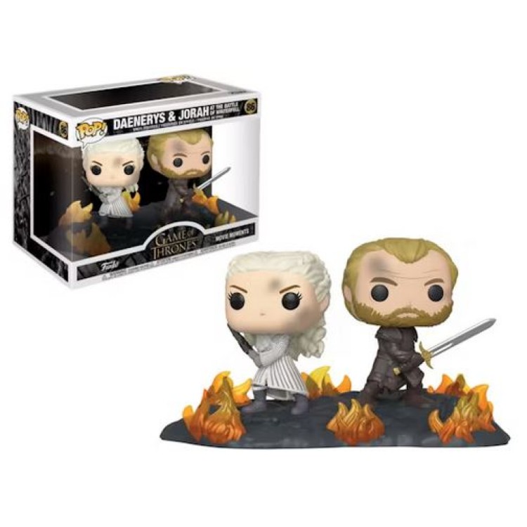 Funko Pop! Game Of Thrones 86 Daenerys & Jorah Ar The Battle Of Winterfell DAMAGED BOX