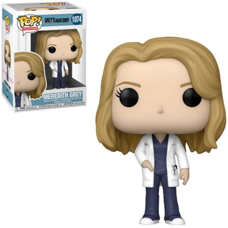 Funko Pop! Grey's Anatomy 1074 Meredith Grey DENTED BOX