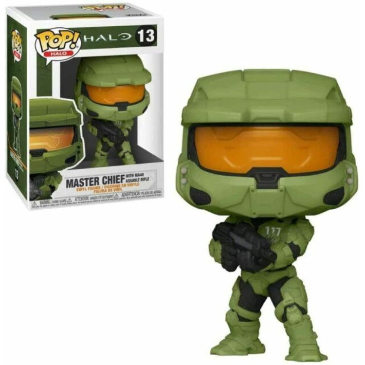 Funko Pop! Halo 13 Master Chief with MA40 Assault Rifle DENTED BOX