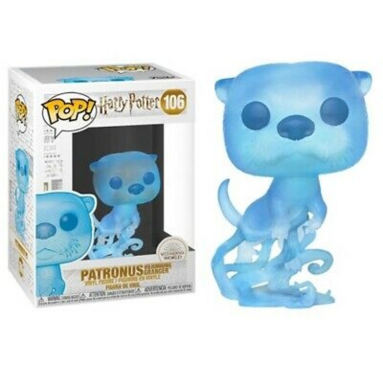 Funko Pop! Harry Potter 106 Patronus Hermione Granger GLUE ON PLASTIC FRONT HAS WORN