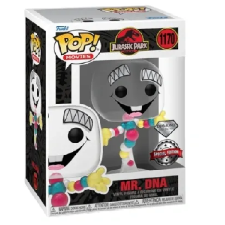 Funko Pop! Jurassic Park 1170 Mr. DNA (Diamond Collection)