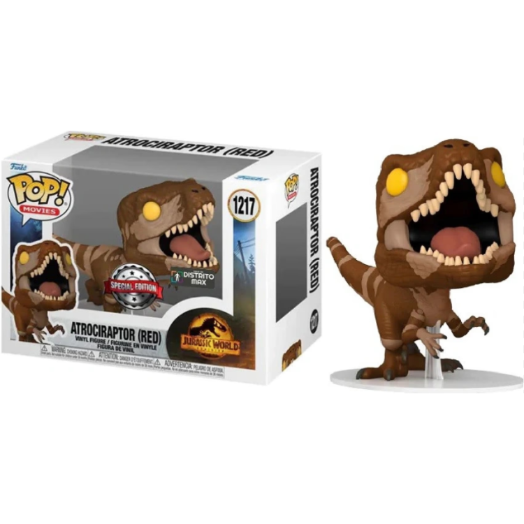 Funko Pop! Jurassic World Dominion 1217 Atrociraptor (Red)