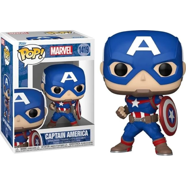 Funko Pop! Marvel 1419 Captain America (SIGNED) Read Description