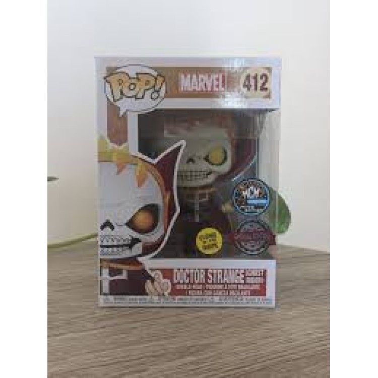 Funko Pop! Marvel 412 Doctor Strange (Ghost Rider) Glow In The Dark (MCM Comic Con)