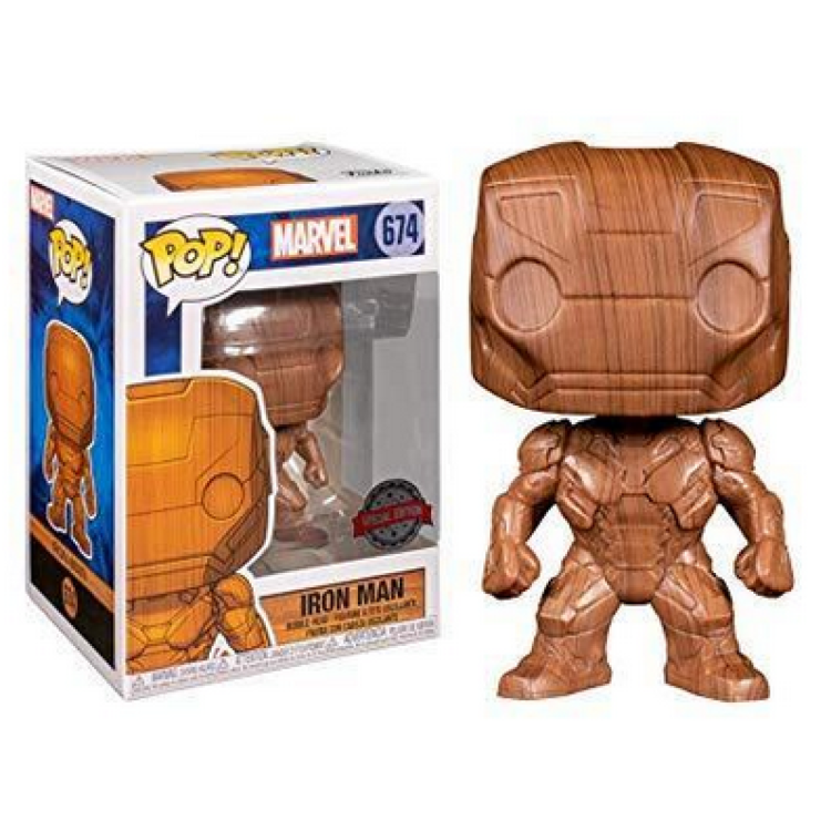 Funko Pop Marvel 674 Iron Man Wood ArgosyToys