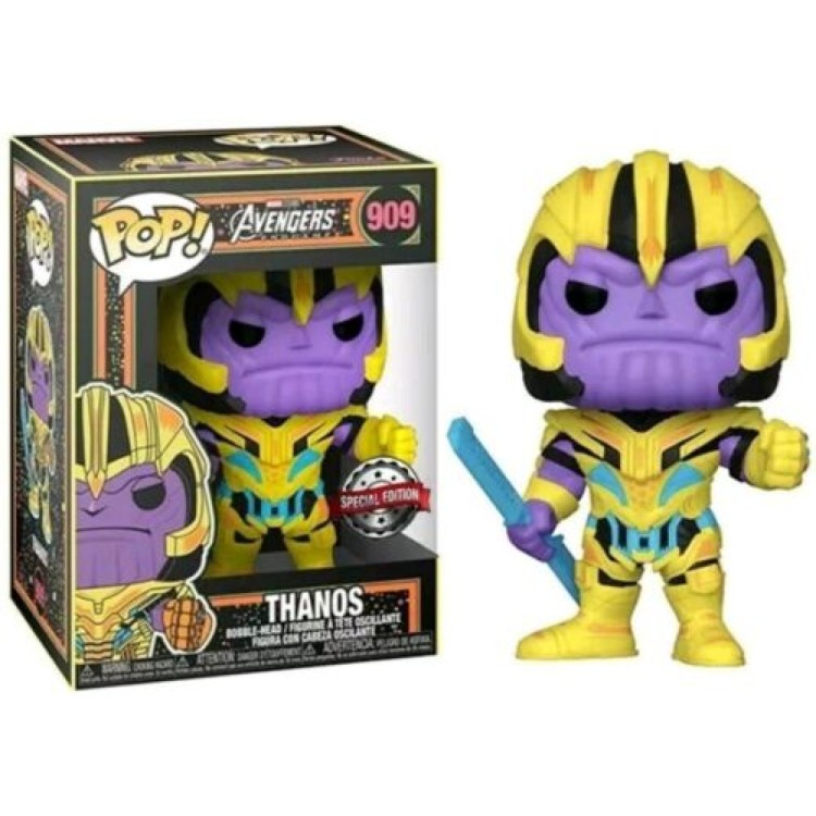 Funko Pop! Marvel 909 Blacklight Thanos