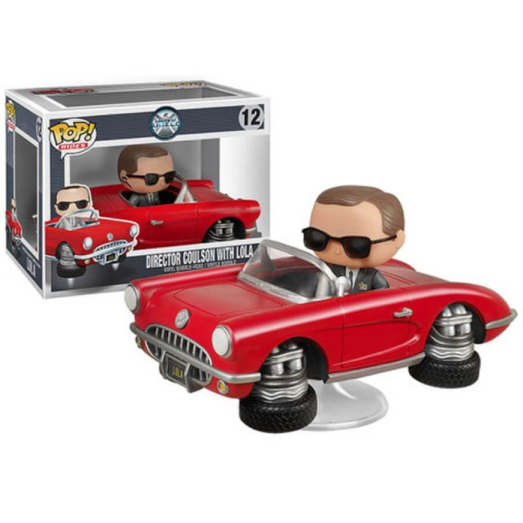 Funko Pop! Marvel Agents Of S.H.I.E.L.D 12 Director Coulson With Lola POOR BOX CONDIITION