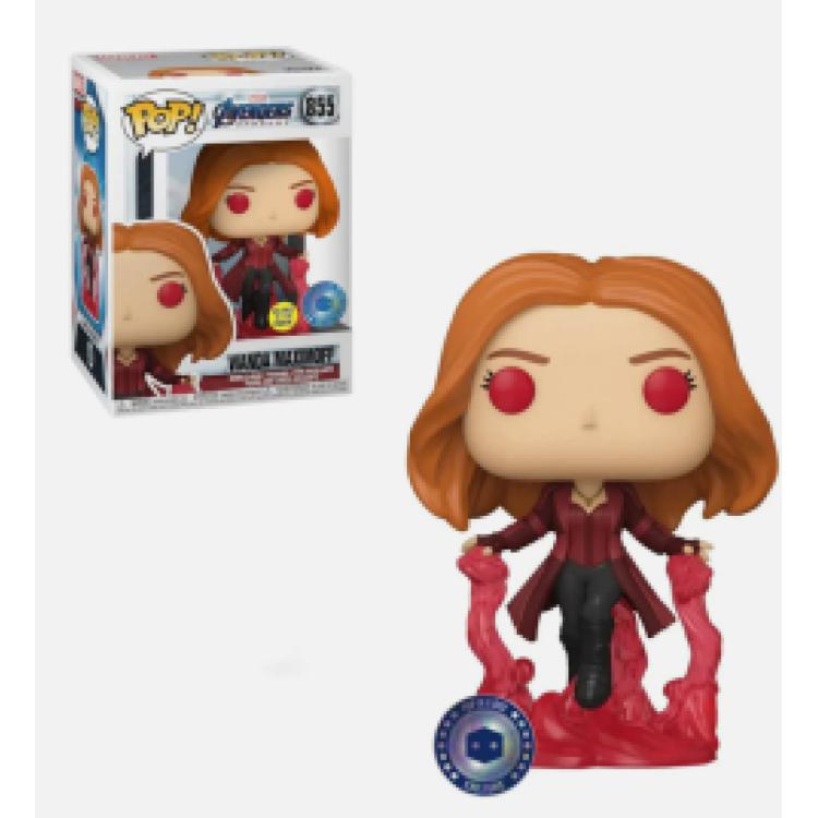 Funko Pop! Marvel Avengers Endgame 855 Wanda Maximoff Glow In The Dark (DAMAGED BOX)