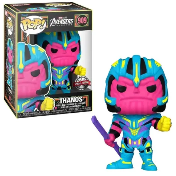 Funko Pop! Marvel Avengers Endgame 909 Blacklight Thanos