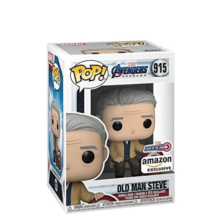 Funko Pop! Marvel Avengers Endgame 915 Old Man Steve AMAZON EXCLUSIVE