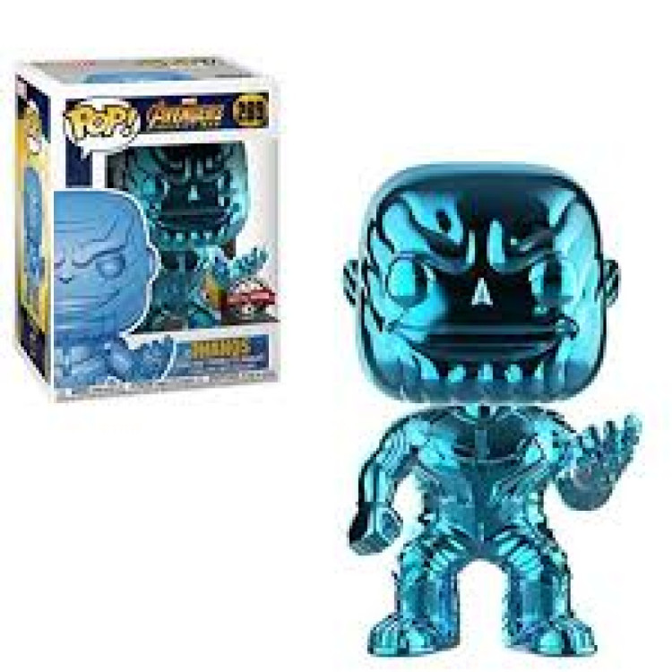Funko Pop! Marvel Avengers Infinity War 289 Blue Chrome Thanos
