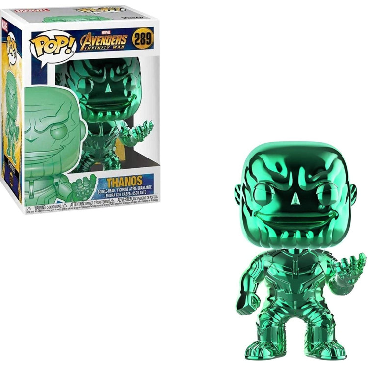 Funko Pop! Marvel Avengers Infinity War 289 Green Chrome Thanos 