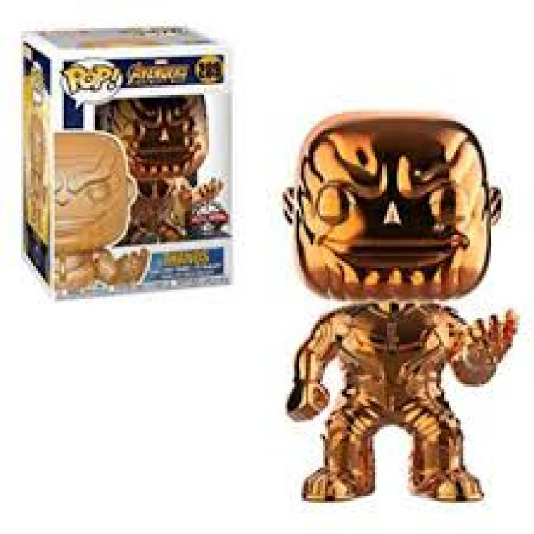 Funko Pop! Marvel Avengers Infinity War 289 Orange Chrome Thanos