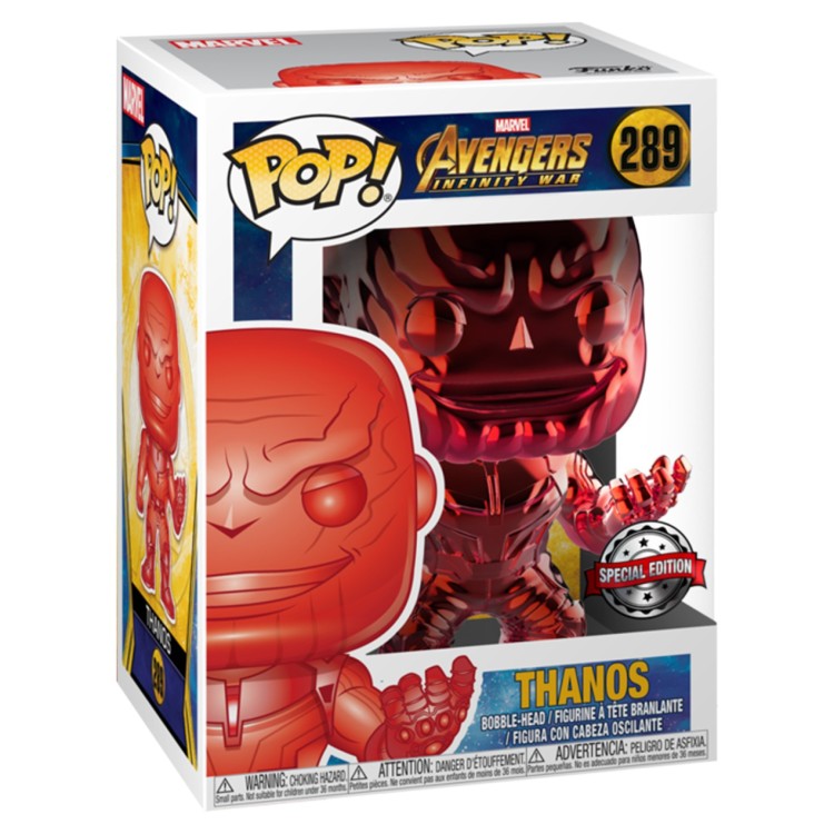 Funko Pop! Marvel Avengers Infinity War 289 Thanos Red Chrome