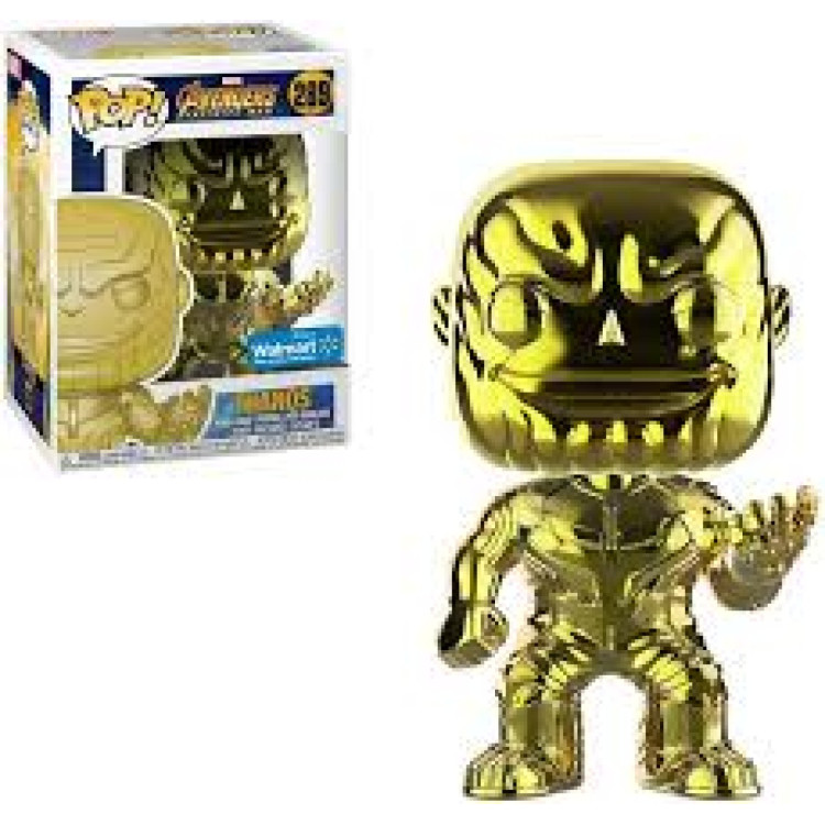 Funko Pop! Marvel Avengers Infinity War 289 Yellow Chrome Thanos