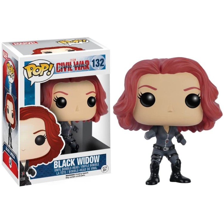 Funko Pop! Marvel Captain America Civil War 132 Black Widow 
