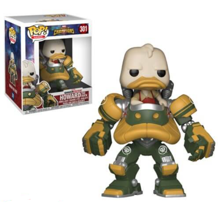 Funko Pop! Marvel Contest Of Champions 301 Howard The Duck MINOR SUN DAMAGE
