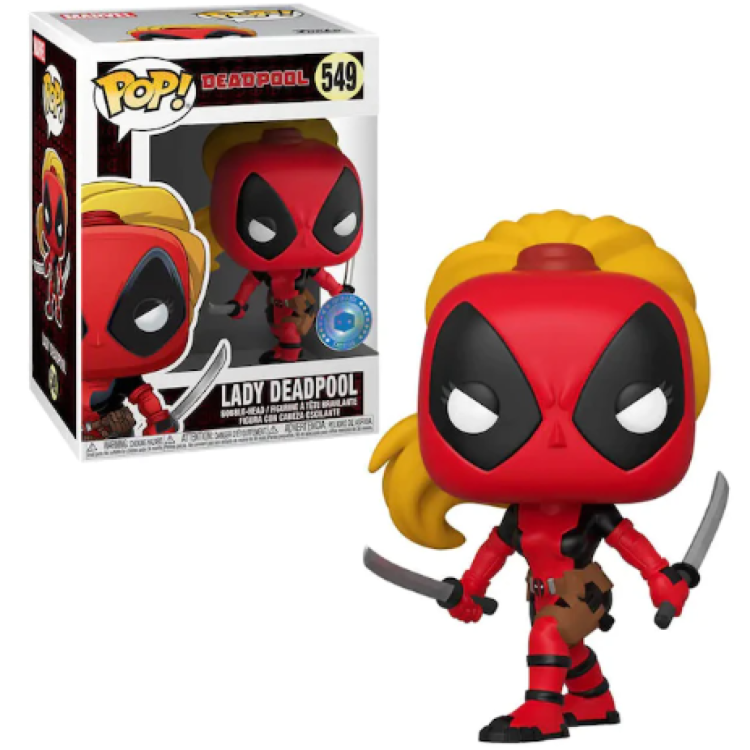 Funko Pop! Marvel Deadpool 549 Lady Deadpool (Pop In A Box Exclusive)