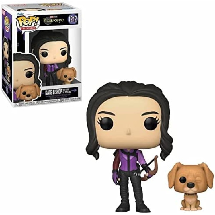 Funko Pop! Marvel Hawkeye 1212 Kate Bishop With Lucky The Pizza Dog 