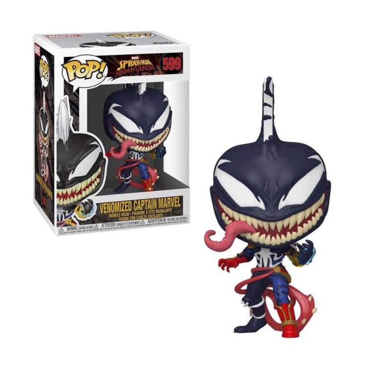 Funko Pop! Marvel Spider-Man Maximum Venom 599 Venomized Captain Marvel