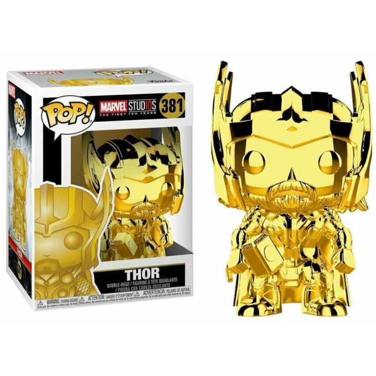 Funko Pop! Marvel Studios 10 Years 381 Gold Thor PRE-LOVED