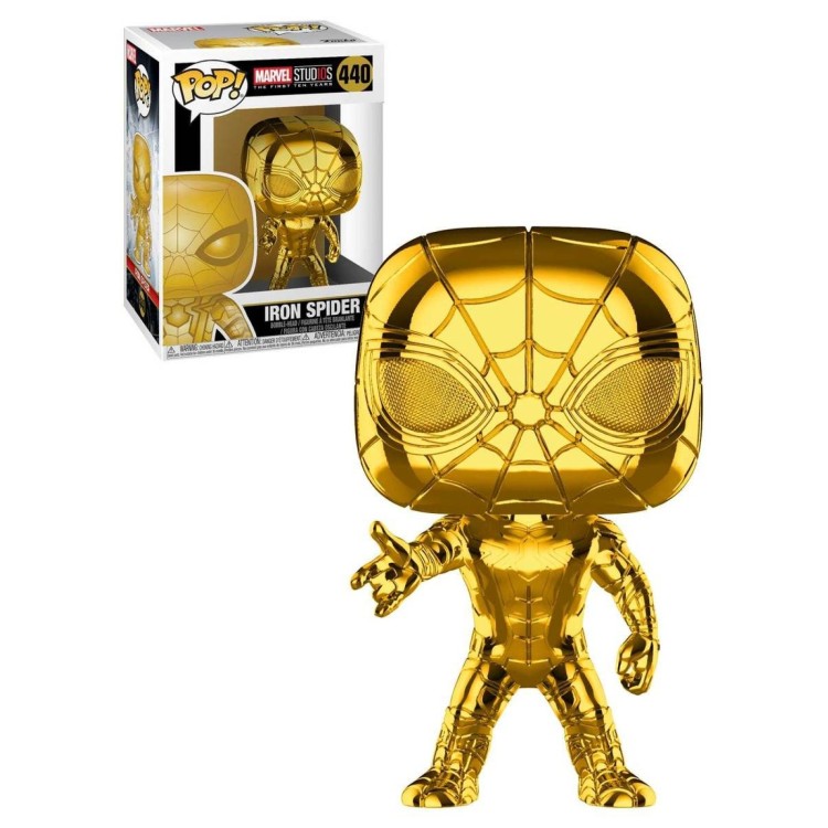 Funko Pop! Marvel Studios 10 Years 440 Iron Spider Chrome Gold