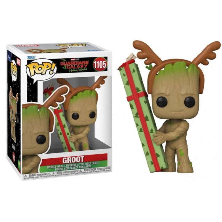 Funko Pop! Marvel The Guardians Of The Galaxy Holiday Special 1105 Groot