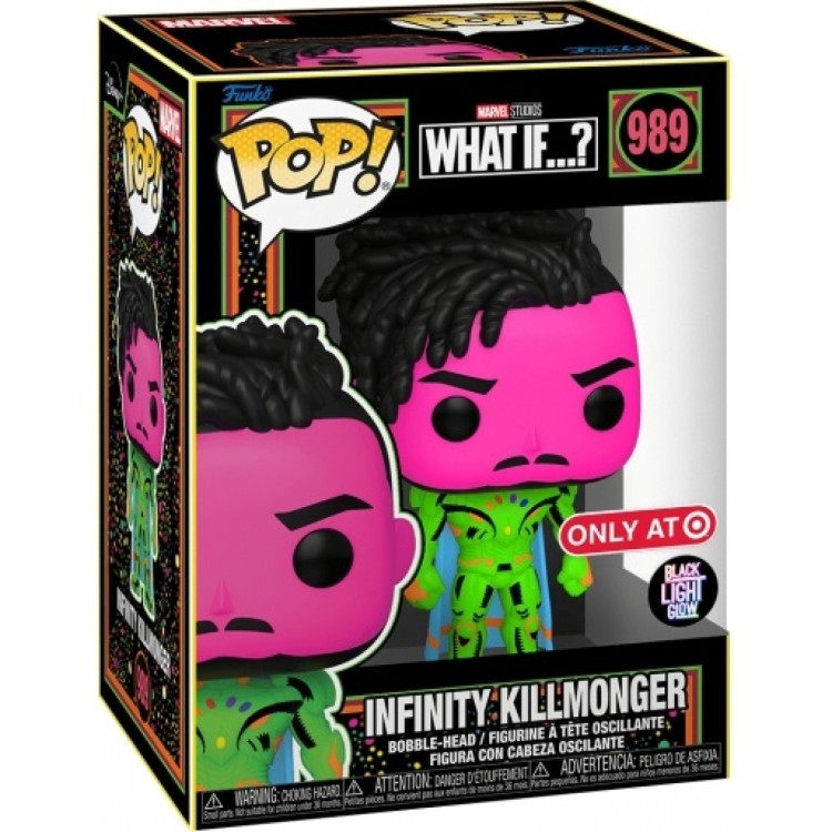 Funko Pop! Marvel What If...? 989 Infinity Killmonger Blackmonger